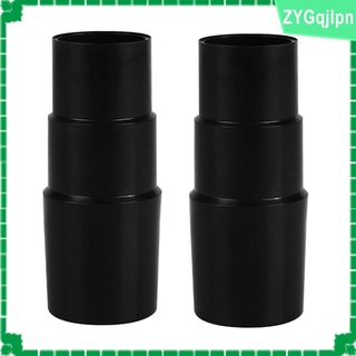 juego de 2 adaptadores convertidores para aspiradora, 32 mm a 32 mm, 35 mm, color negro