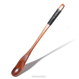 20 cm cuchara de mango largo viento hogar café leche vajilla herramientas de cocina agitación
