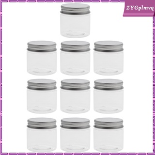 Pack of 10 Empty Makeup Cream Moisturizer Salves Herbs Body Butter Jars Tins (1)