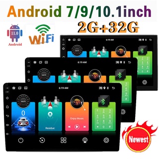 (2G RAM + 32G ROM) 7/9/10 Pulgadas 2.5D Pantalla Android 11 Coche Estéreo Radio GPS Wifi 2Din Autoradio Multimedia Reproductor De Vídeo Soporte FM// Bluetooth/Mirrorlink (1)