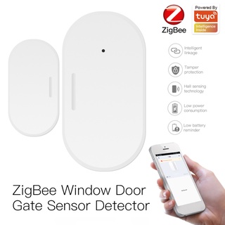 Tuya ZigBee Smart Window Puerta Sensor Detector Life App Home Seguridad Sistema De Alarma RO