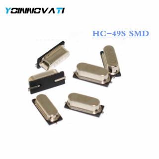 10pcs 4Mhz 6Mhz 8Mhz 12Mhz 16Mhz 20Mhz 24Mhz mhz SMD cuarzo cristal resonador oscilador pasivo HC49S