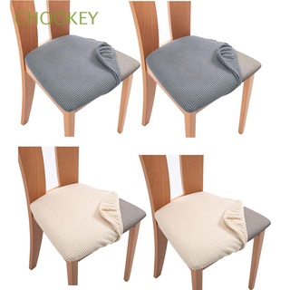 CHOOKEY 2PCS/4PCS Home Decor Seat Covers Stretch Slipcovers Chair Cover Dining Chair Elastic Removable Seat Cushion Protector/Multicolor