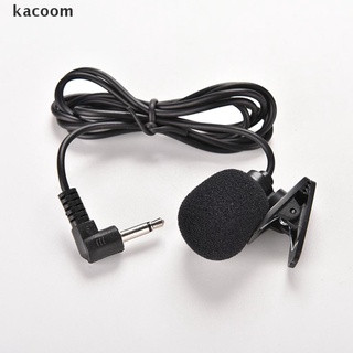 kacoom 3.5mm mini estudio micrófono micrófono clip en solapa para pc de escritorio notebook co