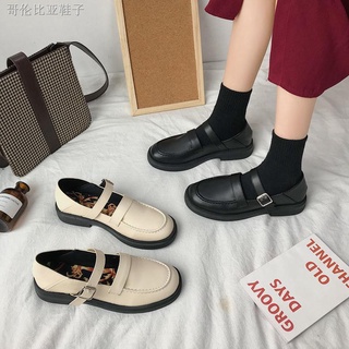 estilo británico pequeño zapatos de cuero femenino estilo universitario 2020 verano nuevo estudiante salvaje japonés jk zapatos de una palabra hebilla solo zapatos