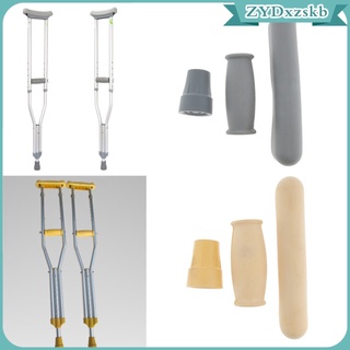 kit de accesorios de muleta - incluye almohadilla de muleta, cubiertas de agarre de mango, cubierta de punta (1)