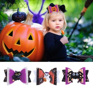TOPBOO Party Hair Clip Hair Accessories Barrettes Hairpin For Girls Cartoon Bat Hat ​ Hairclips Patches Halloween