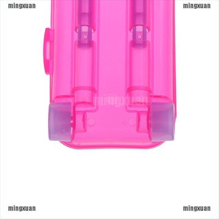 Mingxuan1: caja de equipaje miniatura, maleta de viaje transparente, para decoración de casa de muñecas (7)
