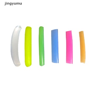 [jing] almohadilla de elevación de pestañas coloridas 6 tamaño plano s/m/l curl s/m/l 12 piezas.