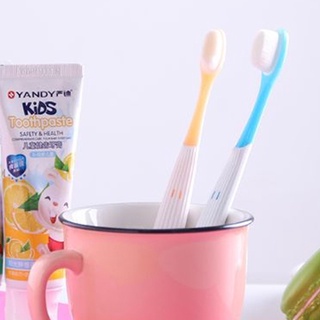 Casa de dibujos animados lindo bebé niños cabeza pequeña cepillo de dientes de seguridad suave cuidado Oral