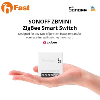 Nuevo SONOFF ZB MINI Zigbee 3.0 DIY Smart Switch Interruptor De Dos Vías APP Mando A Distancia Funciona Con Smartthing/Hue Hub/beautyy9