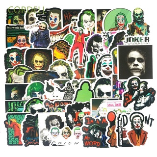 CORDELL 50Pcs/Lot The Joker Anime Stickers Waterproof Stationery Sticker Character Graffiti Stickers Decals Laptop Notebook For Car Guitar Skateboard DIY Toy Stickers Poster