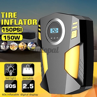 Durable Electric Auto Tire Inflator Portable Car Motorcycle Air Pump Compressor DC 12V 120W 19/22 Cylinder (1)