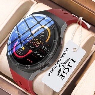 LIGE reloj inteligente para hombres rastreador de actividad física reloj de pantalla completamente táctil relojs inteligente resistente al agua para Android Ios (1)