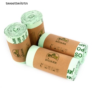 Tweettwitrtn 50 piezas Bolsa De basura biodegradable Para cocina/Mochila