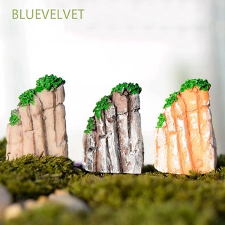Bluevelvet resina Mini montaña Natural decoración del hogar Bonsai adornos juguetes planta jardinería Micro paisaje DIY decorativo casa de muñecas miniatura jardín suministro