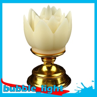 Lámpara De loto De loto De estrella (five estrellas) Operado Por batería creativa De buda luz Para oración budistas suministros De firma Worship