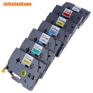 Initiationdawn> 12 mm 9 mm Tz-231 Pt-E100B D210 cinta de etiquetas para impresoras Brother P-Touch