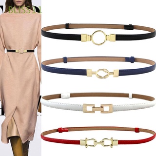Bliss11 ajustable elegante hebilla elástica mujer mujer moda delgada cintura cinturones/Multicolor
