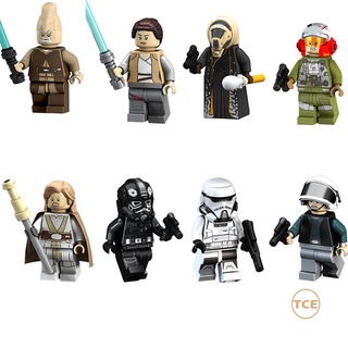 Juego De bloques De construcción De juguete Figuras De acción Star Wars 8 Lego-compatible coleccionables Para fans De la película