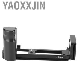 Yaoxxjin Durable Quick Release QR L-Shaped Camera Bracket Vertical Grip for Fuji XT100 Cameras
