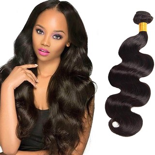 [Chiron]paquetes de cabello humano brasileño tejido de cabello Natural Color negro ondulado