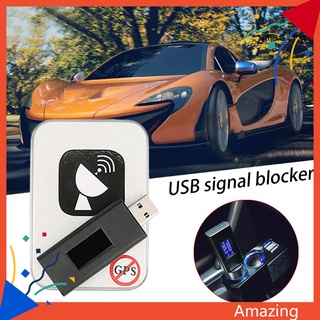 increíble portátil anti seguimiento usb pantalla coche gps señal bloqueador de interferencia escudo