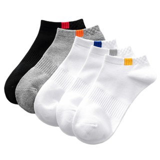 verano calcetines de algodón de los hombres calcetines cortos de moda transpirable hombre barco calcetines cómodos casual calcetines masculinos blanco