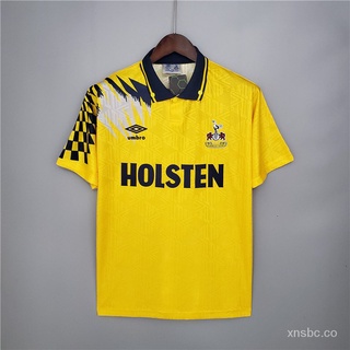 ❤Hotspur 1992-1994 camiseta De fútbol amarilla retro la mejor calidad tailandesa DaPE