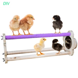 div juguete para escalera de pollo soporte de escritorio perca pájaros jaula colgante de madera
