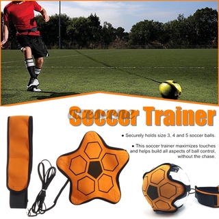 Children Football Training Device Soccer Trainer Ball Control Goal Kick Practice