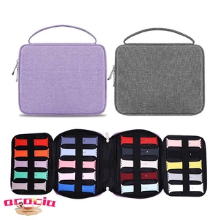 acacia accesorios bolsa de almacenamiento portátil titular correa oraganizer bolsa de viaje nueva caja correa de reloj/multicolor