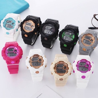 Women Men Waterproof Led Digital Stopwatch Boy Girls Date Rubber Sport Electronic Wrist Watch Relogio Masculino Watches
