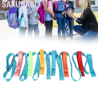 Sakurabc Kids Cuerda Para Caminar Anti-Pérdida De Mangos Coloridos Línea De Seguridad Para Guardería Preescolar (4)