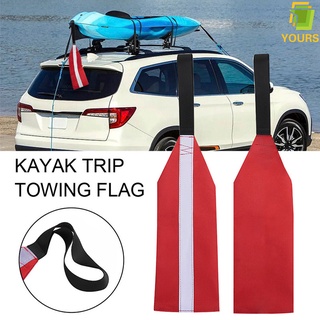 kayak trip - bandera de viaje segura para viaje, con tira reflectante para viajes al aire libre (1)