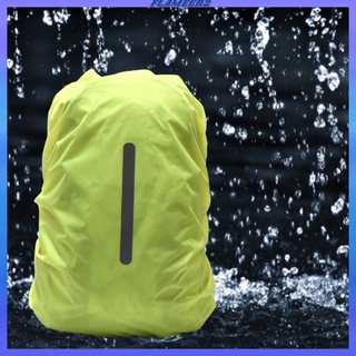 [FLAMEER2] Mochila cubierta de lluvia a prueba de polvo reflectante mochila cubierta para Camping negro XS