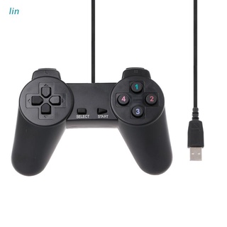 lin usb 2.0 gamepad gaming joystick controlador de juego con cable para ordenador portátil pc