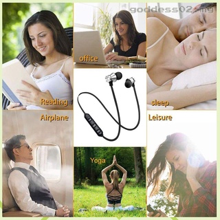 El mejor precio ⚡ Auriculares XT11 deportivos inalámbricos auriculares magnéticos inteligentes estéreo auriculares [goddess]