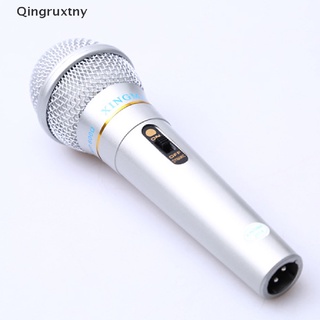 [qingruxtny] micrófono dinámico profesional con cable de mano karaoke estudio para cantar fiesta [caliente]