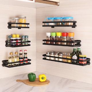 estante de almacenamiento de especias de cocina montado en la pared estante de especias baño almacenamiento organizador rak