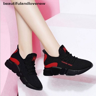 [beautifulandlovenew] zapatillas de deporte casual zapatos de caminar transpirable hueco malla zapatos planos