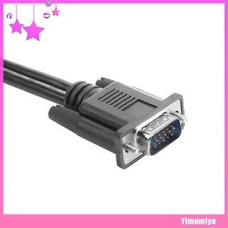 (Yimumiya) Cable divisor VGA 1 ordenador a doble 2 Monitor macho a hembra adaptador de alambre