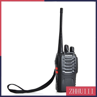 Jt Baofeng BF-888S UHF 400-470MHz CTCSS/DCS con auricular de mano Radio Amateur Tranceiver Walkie Talkie Radio de dos vías negro 2 Pack (4)