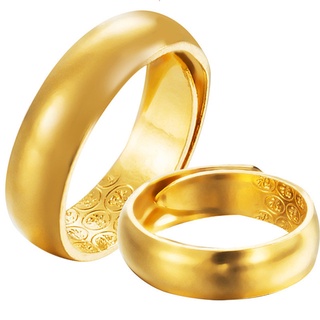 Net celebrity Vietnam arena oro brillante pareja anillo imitación oro hombres y mujeres moda personalidad anillo único anillo no se desvanecerá durante mucho tiempo