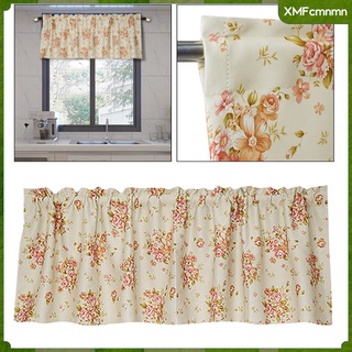 1 pza cortina de cocina con estampado floral medio floral/cortinas pequeñas para sala de estar