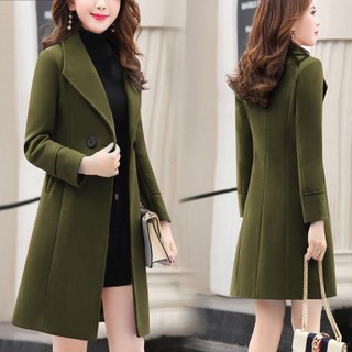 Productos especiales Clearing-woolen abrigo femenino medio y otoño invierno versión de la moda adelgazar Niko woolen
