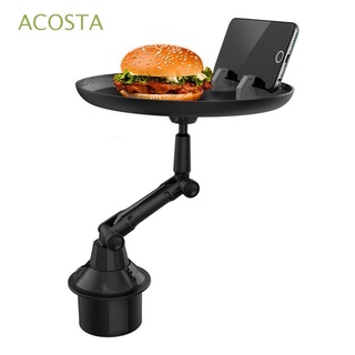 ACOSTA Universal Folding Dining Table Universal Car Bracket Car Pallet Car Food Tray Bracket Car Cup Holder Interior Accessories Auto Accessories Phone Holder Car Tray Drink Holder