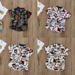 verano bebé niños manga corta camisetas floral impreso tops camisetas camisetas