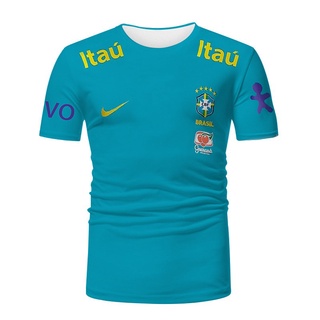 Ropa De entrenamiento para hombre 2021/2022 Brasil Azul camisetas_winwinplus (1)