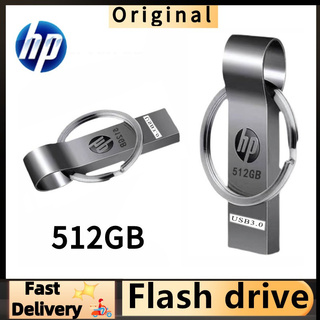 HP memoria Flash externa de 512 gb USB 3.0 de alta velocidad impermeable/pendiente plateado+adaptador OTG gratis